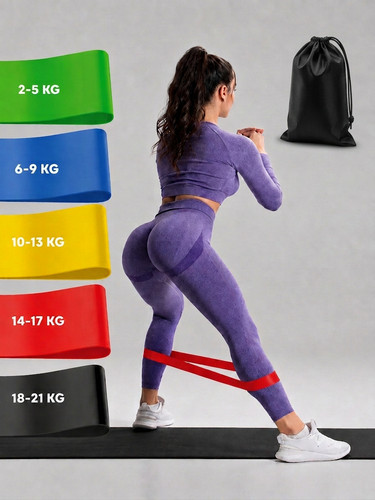 Fitnessbänder 5er set - fitnessbänder,