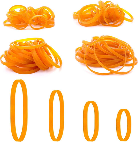 100 stück gummibänder gelb - stück,