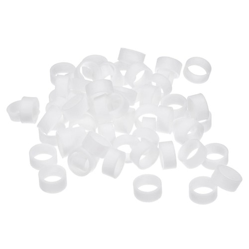100x silikon kautschuk bänder - 100x,