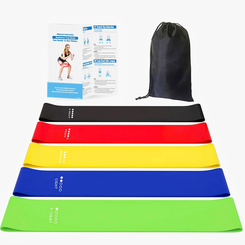 Fitnessbänder 5er set - fitnessbänder, 5