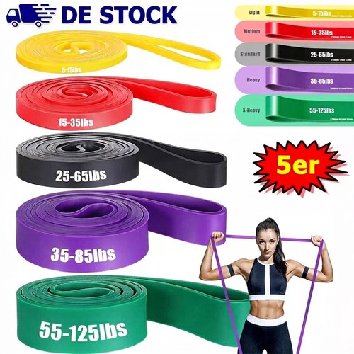 Fitnessbänder 5er set - fitnessbänder,
