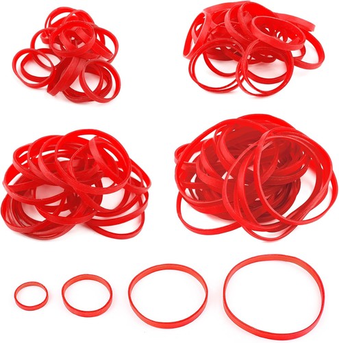 Gummibänder stück rot - 80,