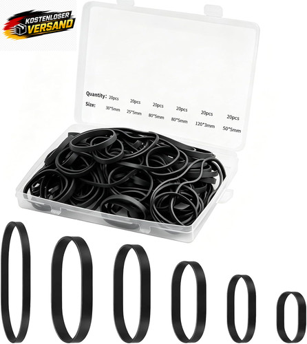 Gummibänder set 120 - gummibänder,