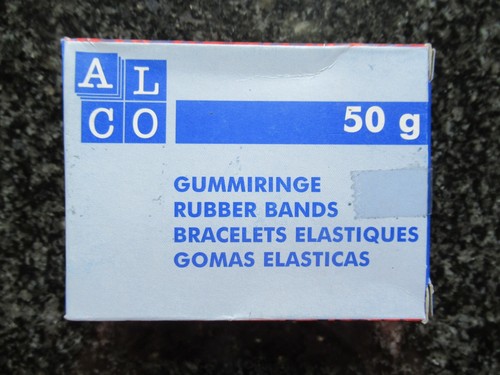 Alco gummiringe 100 rot - gummiringe, mm