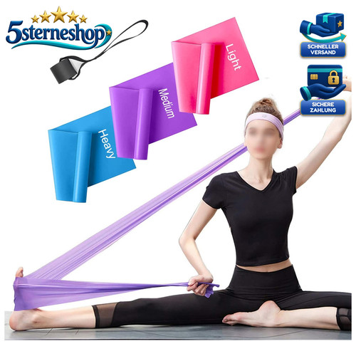 Fitnessbänder 3er set - fitnessbänder, 3er-set