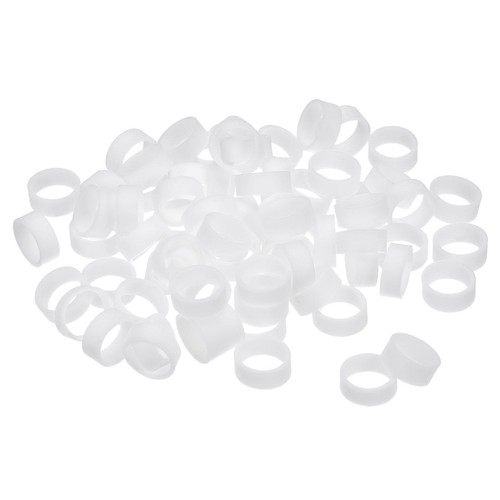 100x silikon kautschuk bänder - 100x,