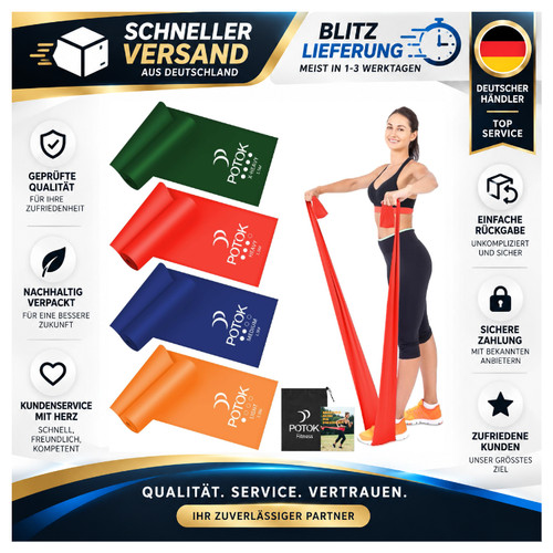 Potok fitnessbänder set - potok,